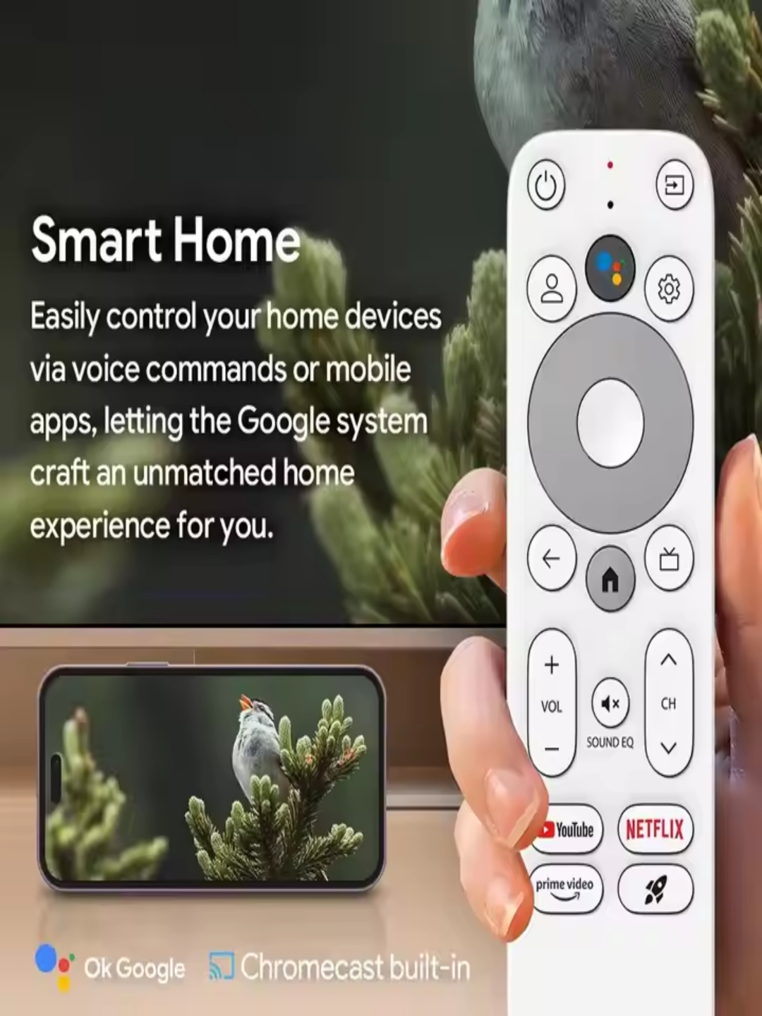 4K for Google TV Stick Certified GD2 Homatics Dongle G 32GB HAKO PRO 2GB RAM Amlogic Processor Core WiFi Connectivity