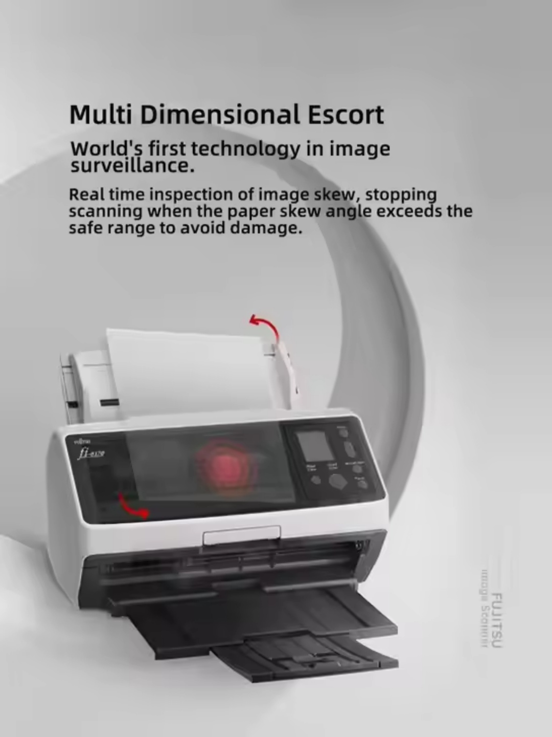 Fujitsu Fi-8170 A5 Portable Network Scanner USB A4 Color HD Automatic Double-Sided Continuous Scanning CIS Flatbed Technology