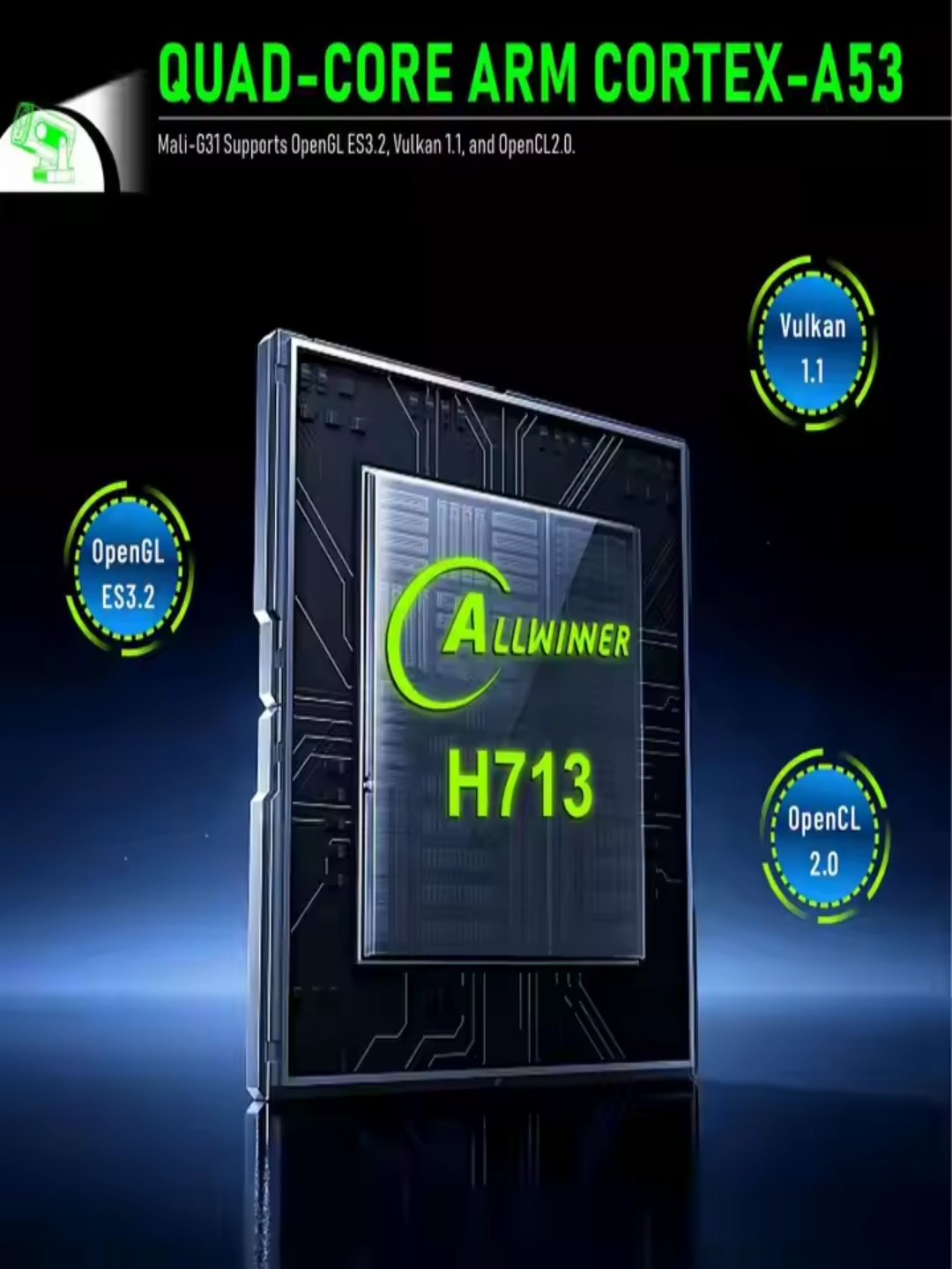 Paihao HY260 ProMini Portable HD Projector 1080P Resolution Built Bracket 360 Degree Rotating LED Video Auto Keystone