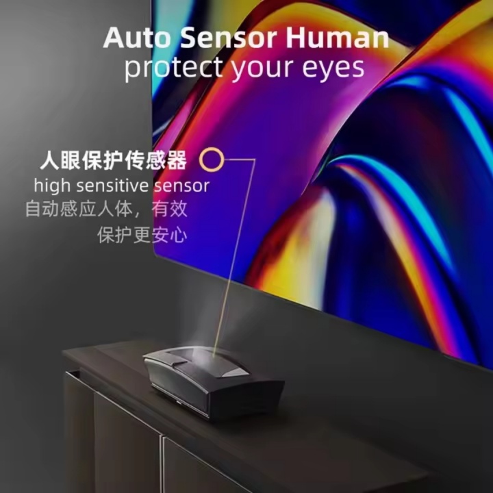 PaihaoX1A Projector 4K, Full Triple RGB Laser Projector with Android WiFi 6 5G Smart Home Theater 3D MAX Android Proyector 4K
