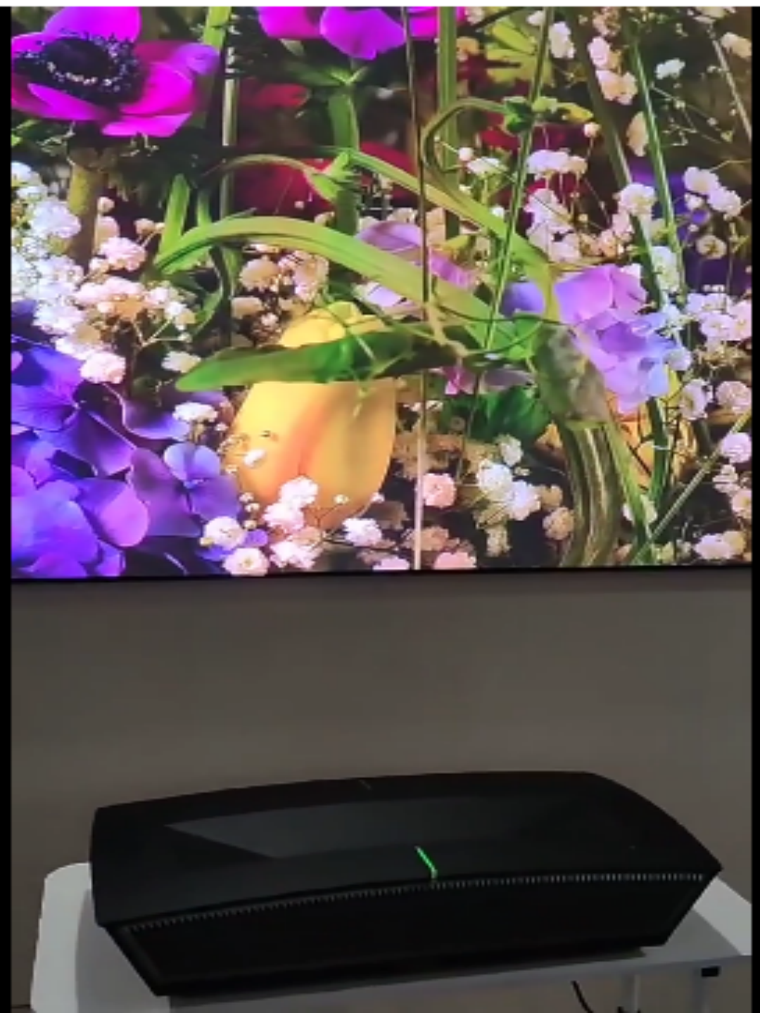 PaihaoX1A Projector 4K, Full Triple RGB Laser Projector with Android WiFi 6 5G Smart Home Theater 3D