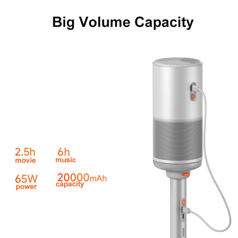 XGIMI Play 6 Floor Stand with 20000 MAh Rechargeable Battery Projector Mounts Convenient Floor Tripod Stand for XGIMI Projector