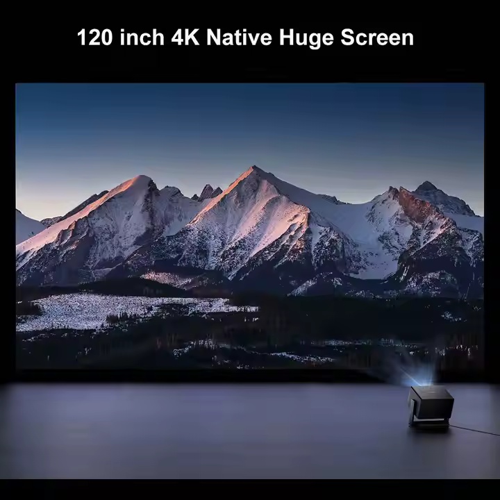 Mijia UHD 4K Native Full Color Laser Projector with 2500 ANSI Lux ToF Full Auto Setting NFC Wireless Projection 120" Proyector
