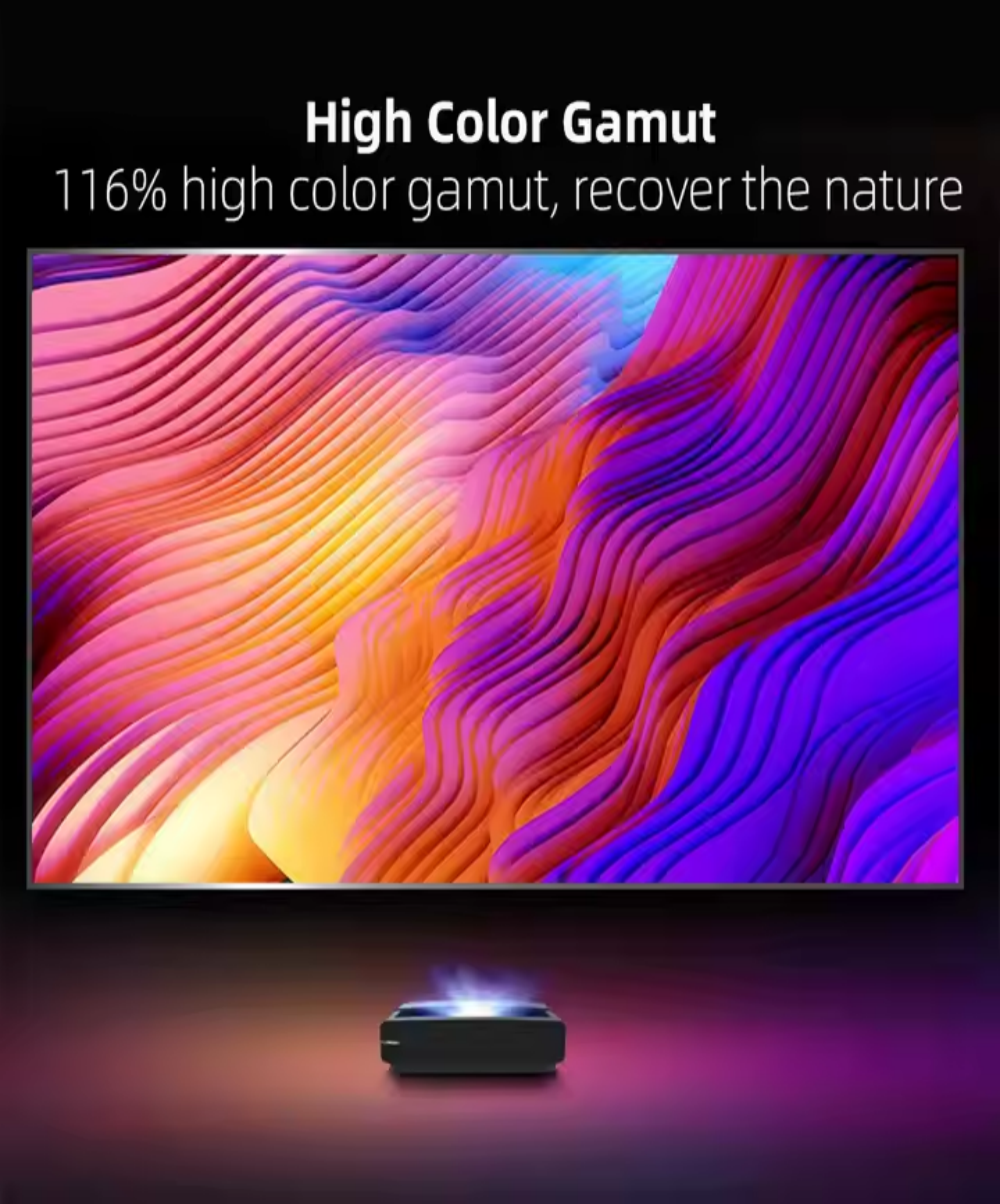 Hisense T52 UST Professional Laser Projector DLP Home Theater Beamer Auto Focus for Efficient Multi-role Meeting Video US Plug