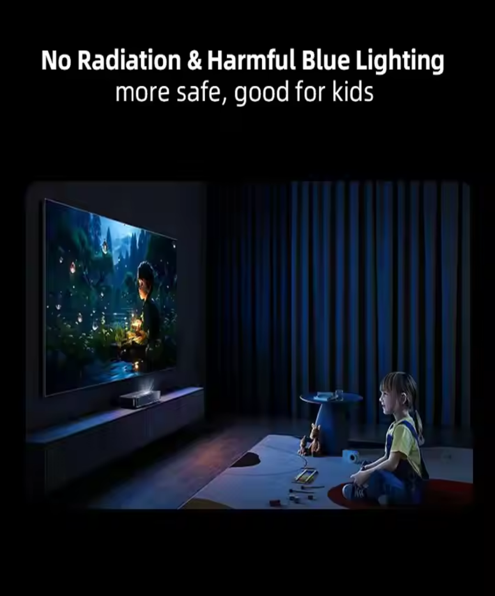 Hisense S1 Pro Projector ,TV with Fresnel Screen DTS/Doby Sound 4K Triple RGB Laser Fixed Lens Ultra Short Throw UST Projectors