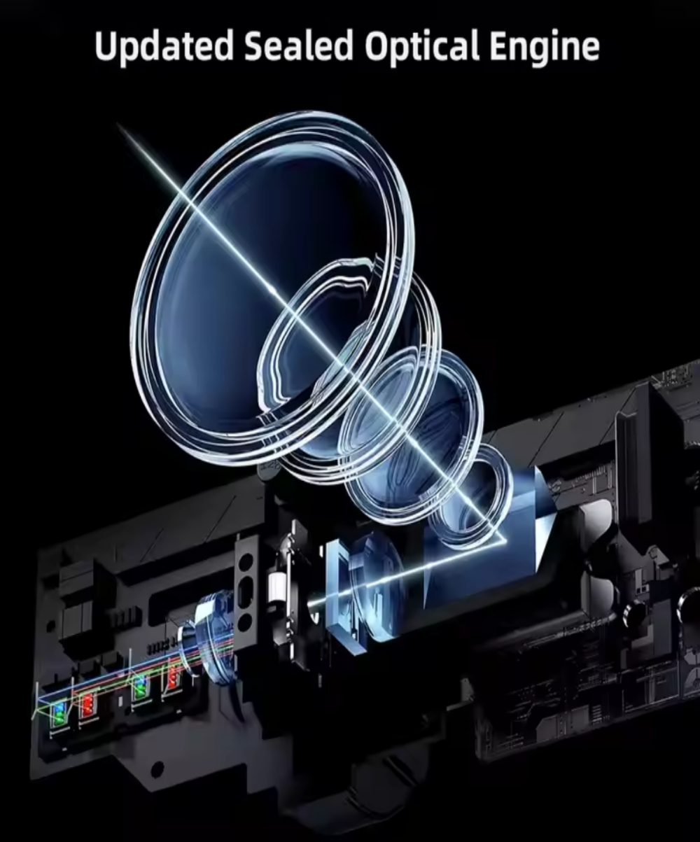 Vidda C1 4K Native Full Triple Laser Projector with 1350 ANSI Lumens MEMC, Auto Focus 240HZ for Home Cinema Projectors