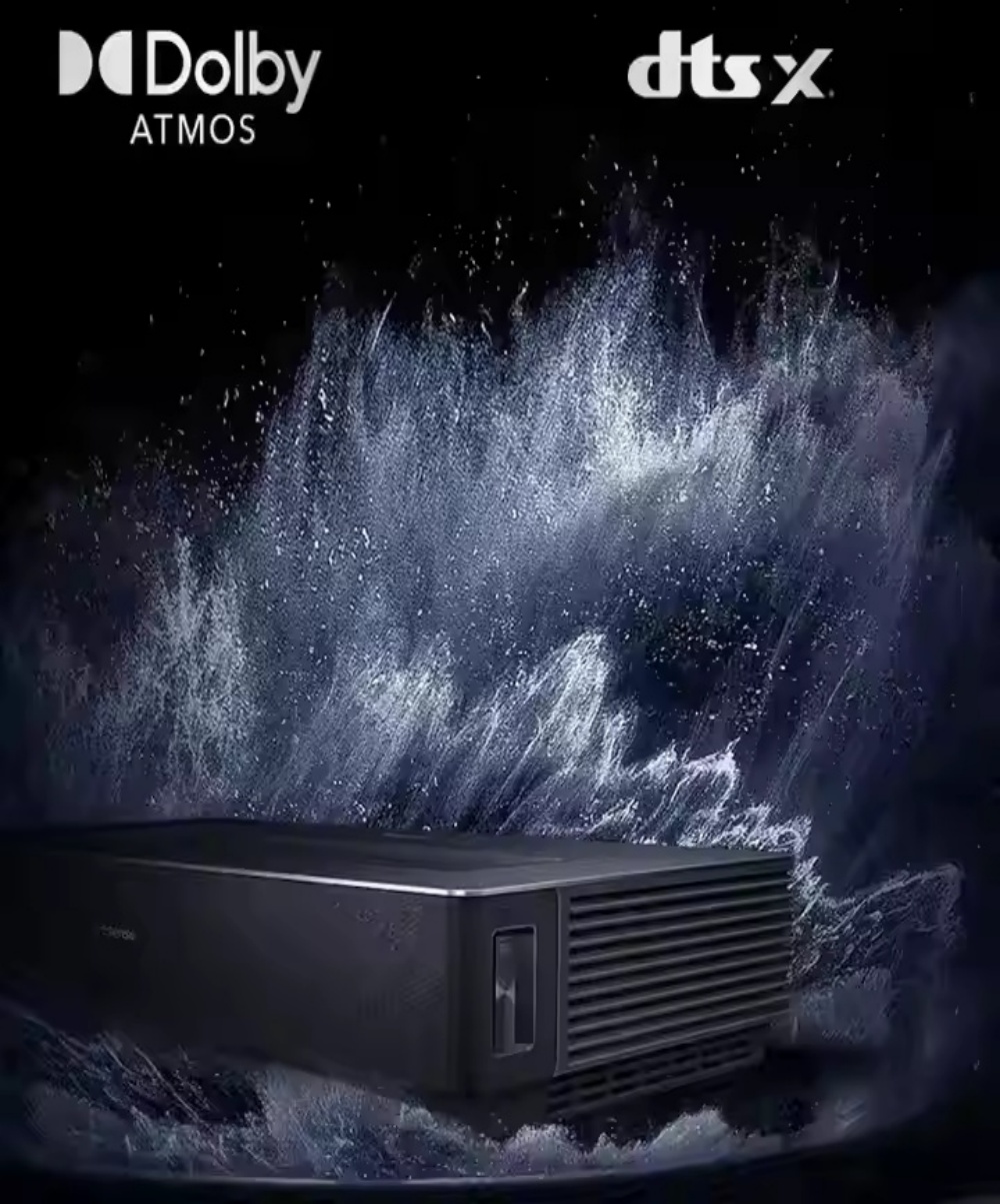 Hisense S7N Laser TV Projector, 4K UHD 3500 Ansi Lumens Smart Home Cinema Proyector with WiFi BT IMAX HDR10+ Multi-interface