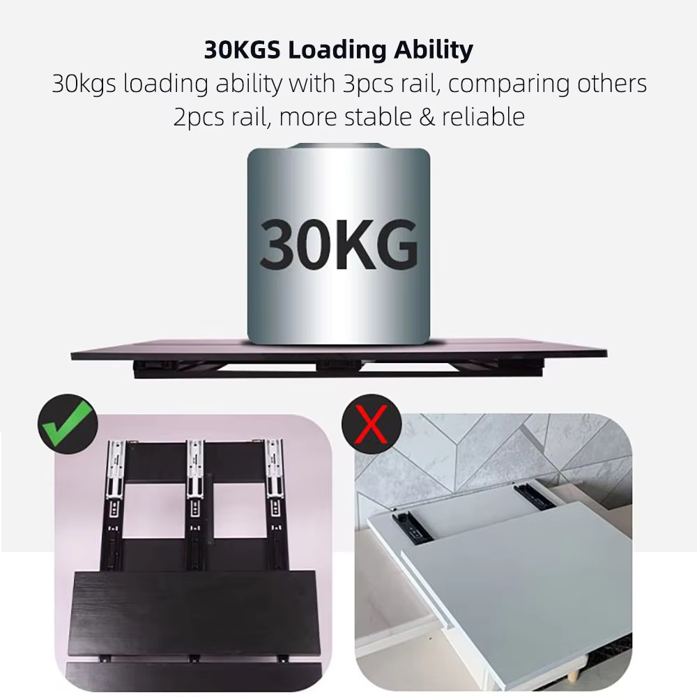 Paihao UST Laser Projector Platform Slider Cabinet with Motorized Mobile Telescopic Table Laser Projector TV Stand for Home