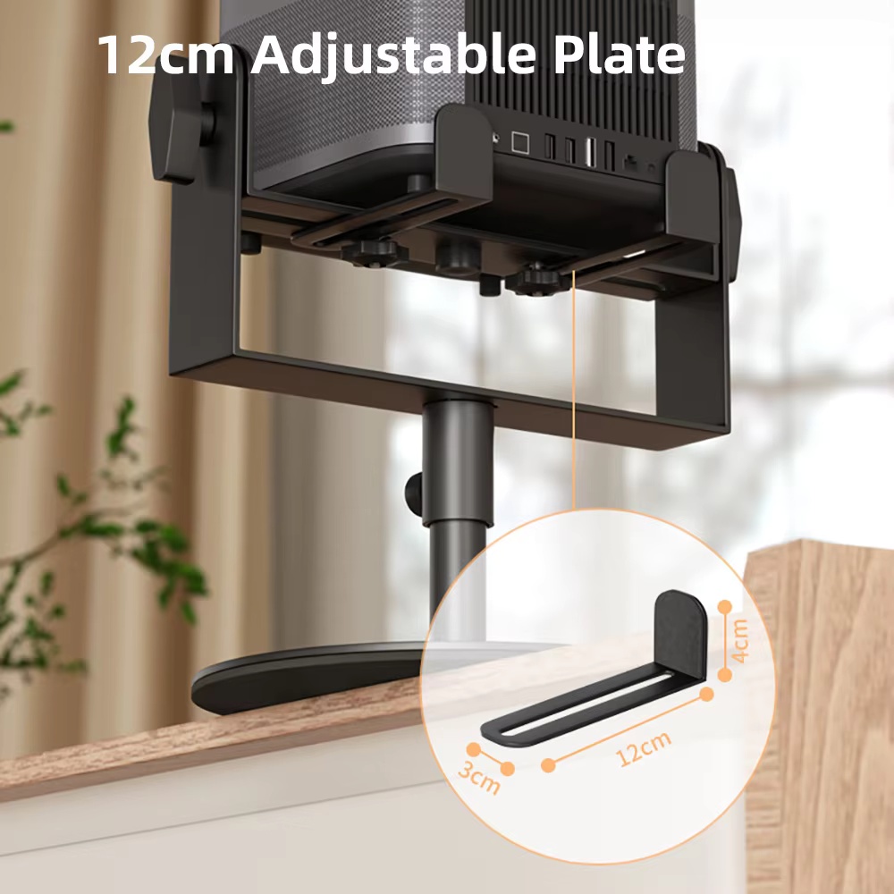 Paihao Multi-Function 360 Degree Rotating Projector Ceiling Bracket for Desktop, Projector Ceiling Mount Bracket Floor Stand