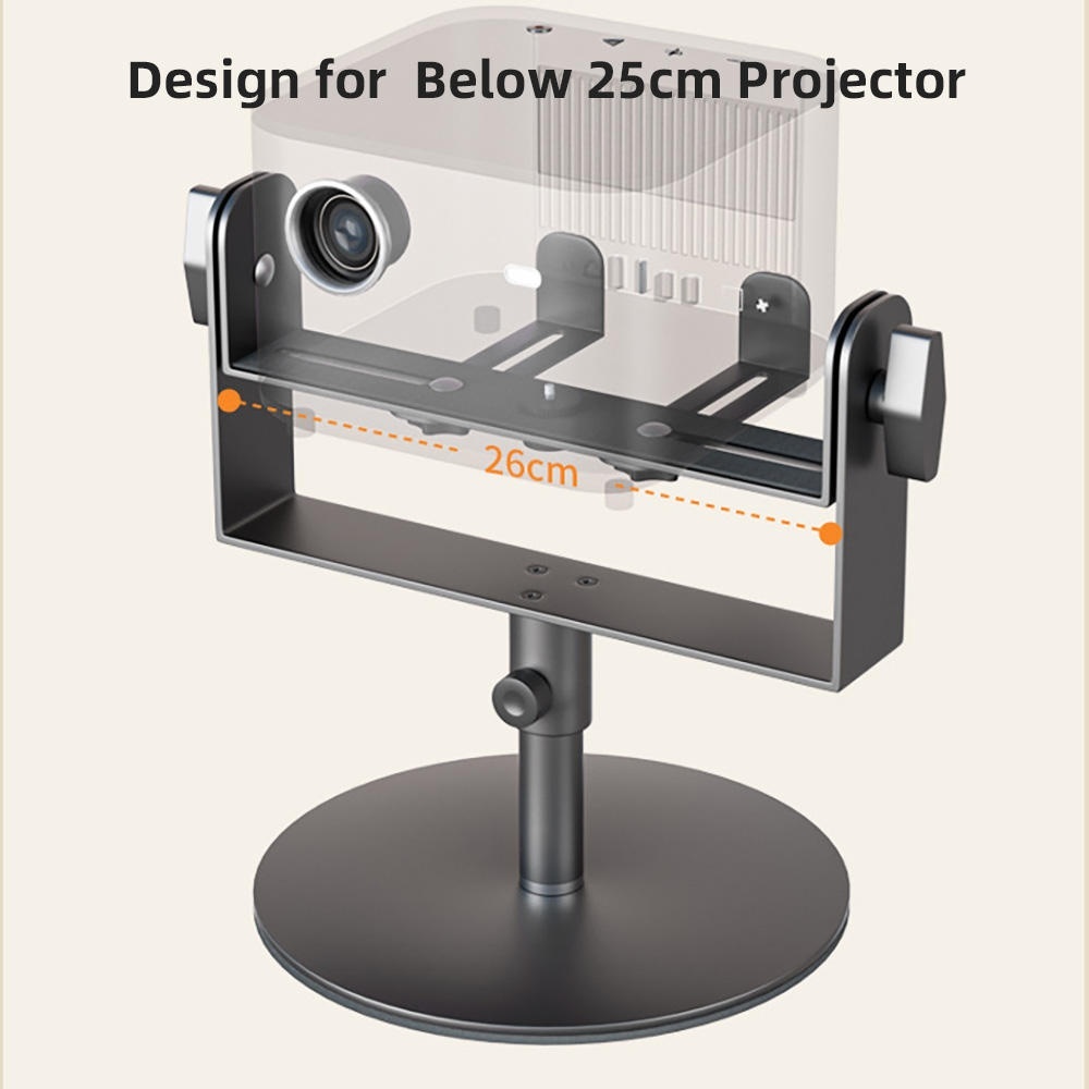 Paihao Multi-Function 360 Degree Rotating Projector Ceiling Bracket for Desktop, Projector Ceiling Mount Bracket Floor Stand