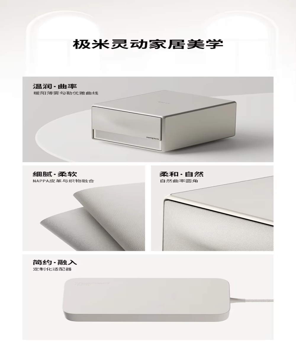 XGIMI RS Pro 3 Projector, DLP Dual Light 4K UHD Native Projector 2500CVIA LED Laser Smart Video Home Cinema 3D Support Projector