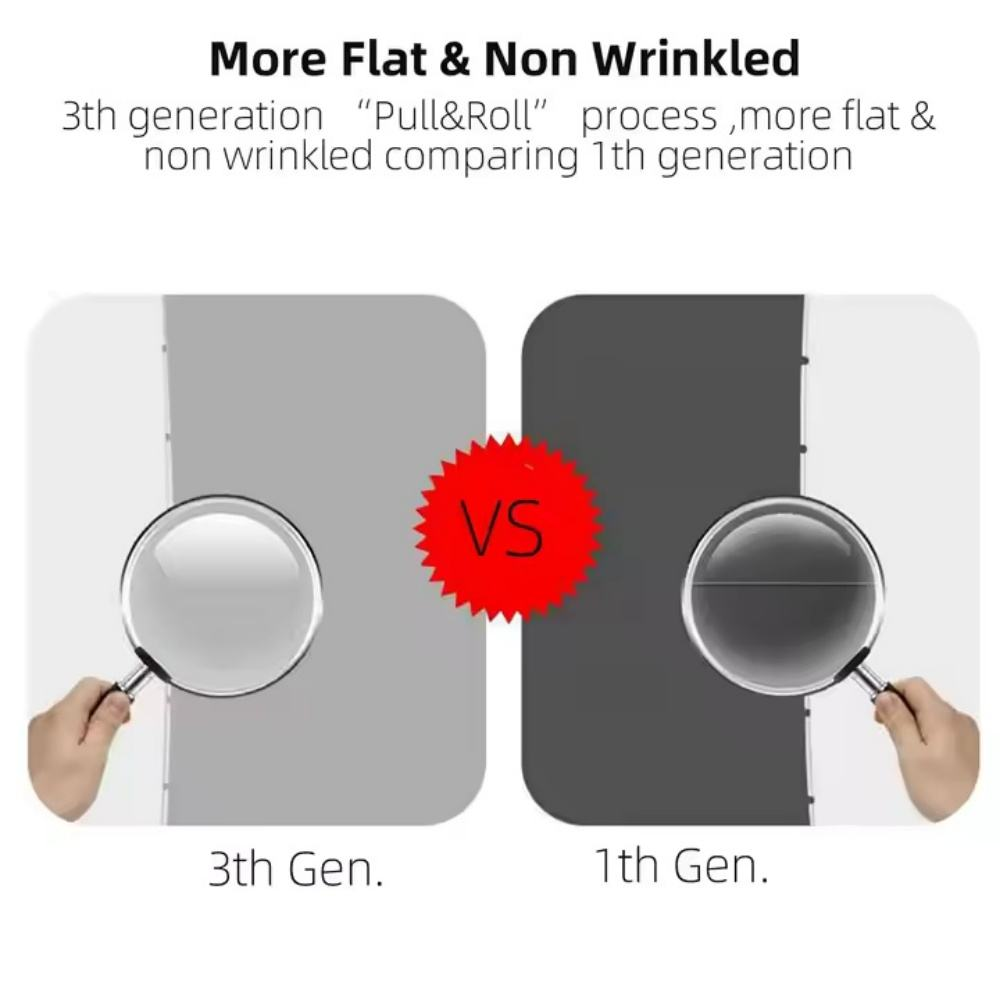 Paihao Home Cinema 4K Projector Screen Electric 72-150 Inch Tension PET Crystal UST ALR Laser 3D Style Motorized Floor 16:9