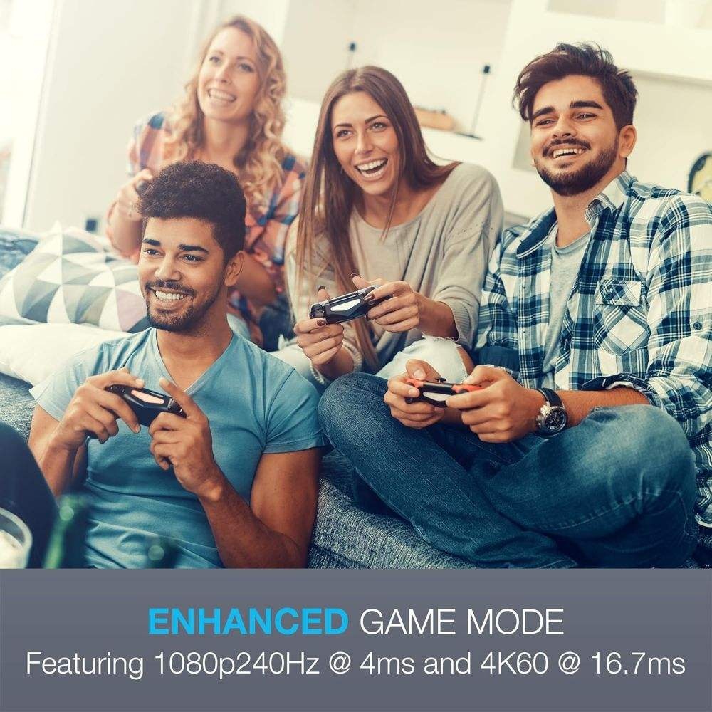  Optoma UHZ50e/UHZ55 4K UHD Projector with Enhanced Gaming Mode 4ms Input Lag - HDR and HLG Input, 2500 Lumens Brightness