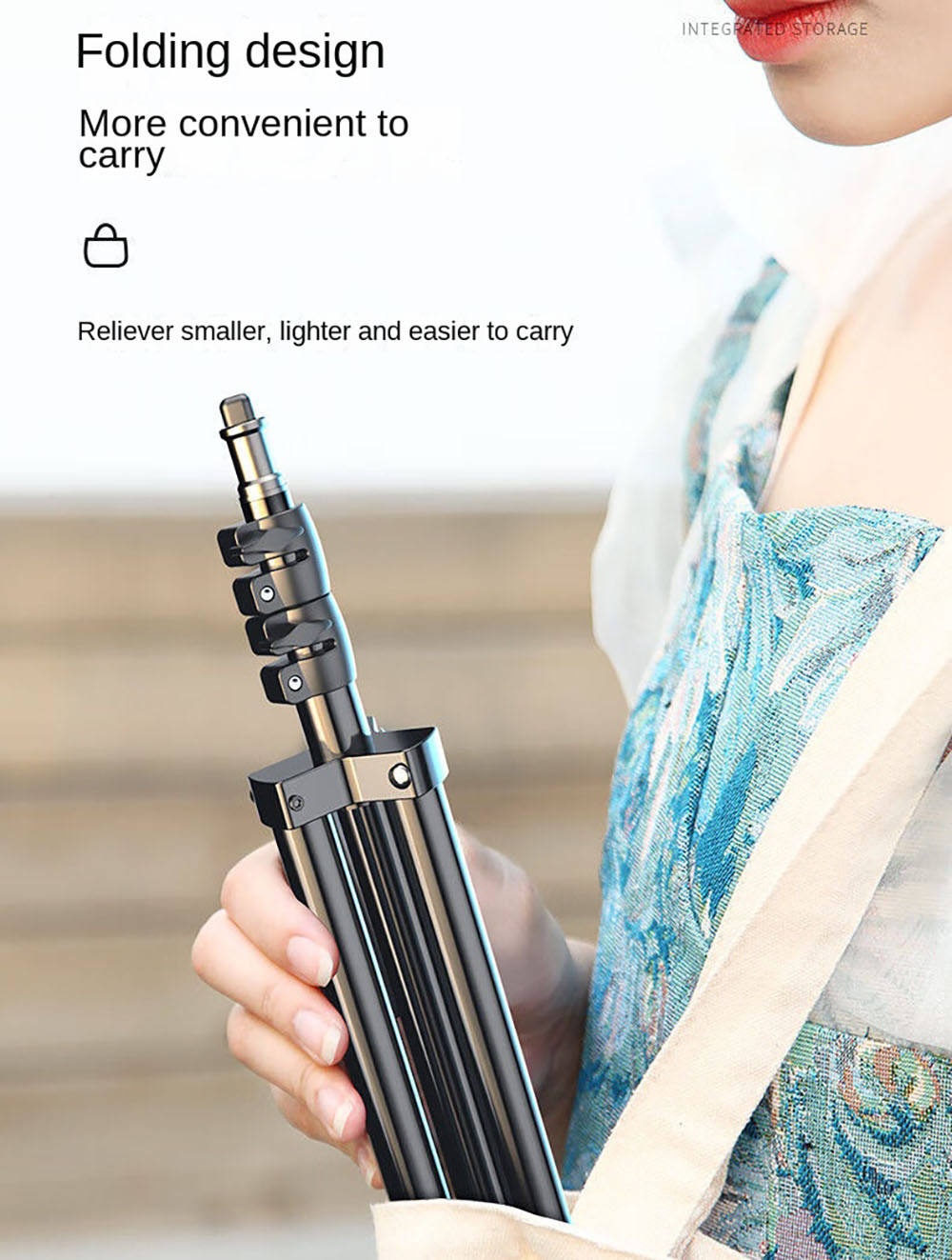 Paihao 1/4 Inch Gimbal 5KGS Loading Universal Projector Floor Stand Tripod Smartphones and Projectors Mount for Living Room