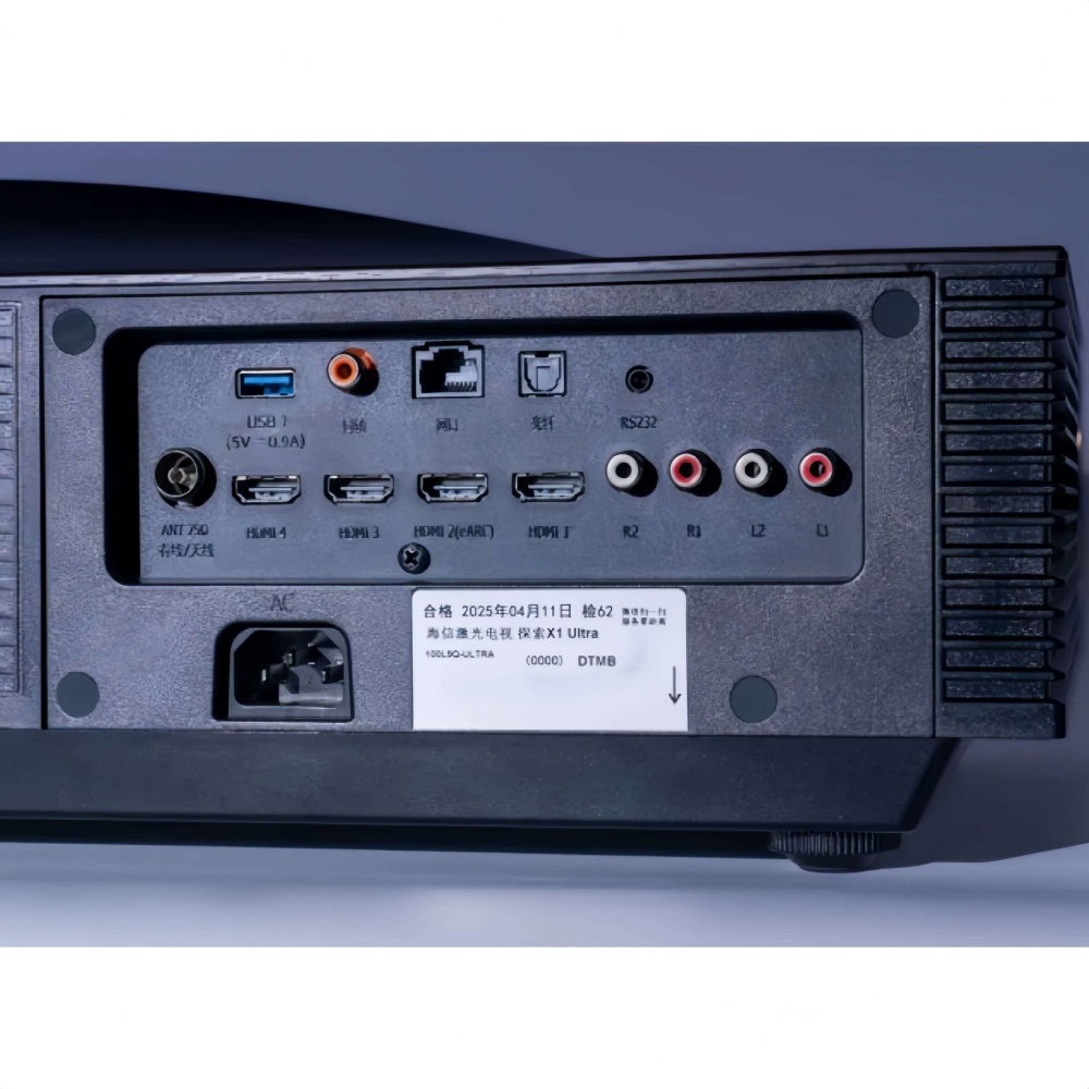 Hisense X1 L9Q Tri-Color Laser 4K Ultra Home Theater Projector with 4G+1T Motion Compensation and Automatic Correction Proyector