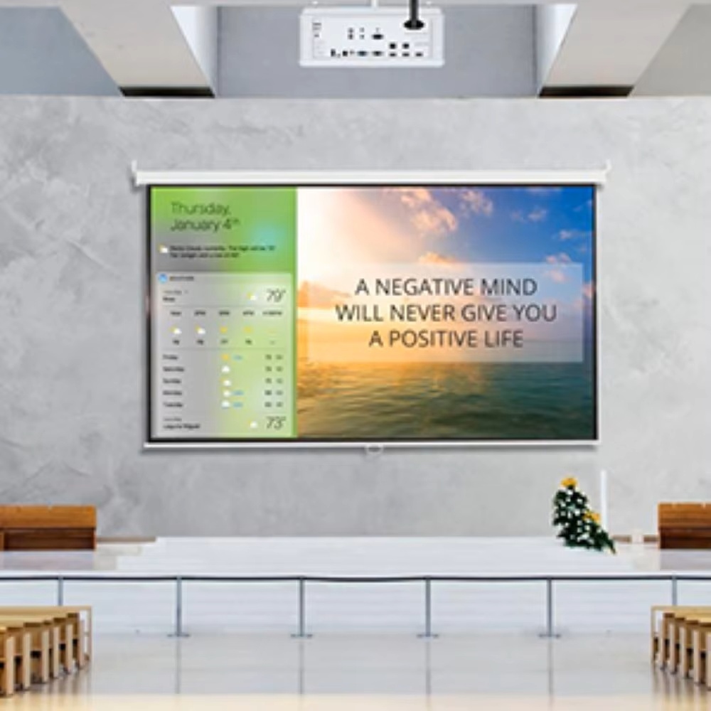 ViewSonic LS850WU WUXGA Networkable Laser Projector 5800 Lumens One-Wire HDBT 1.6x Optical Zoom Vertical Horizontal