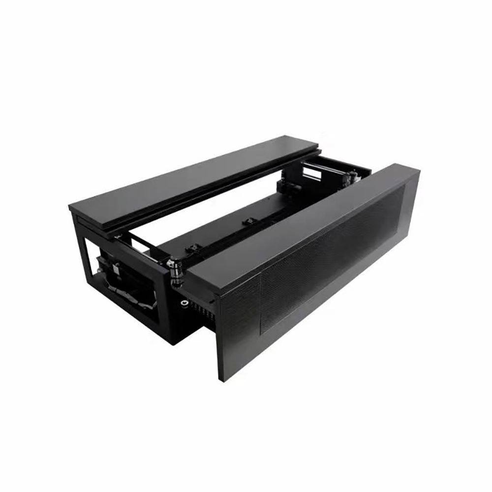 Paihao  P2 Smart UST Laser Projector Wall Mount Electric Sliding Tray Stand with 30KGS Capacity Mini Cabinet for Home Living Room