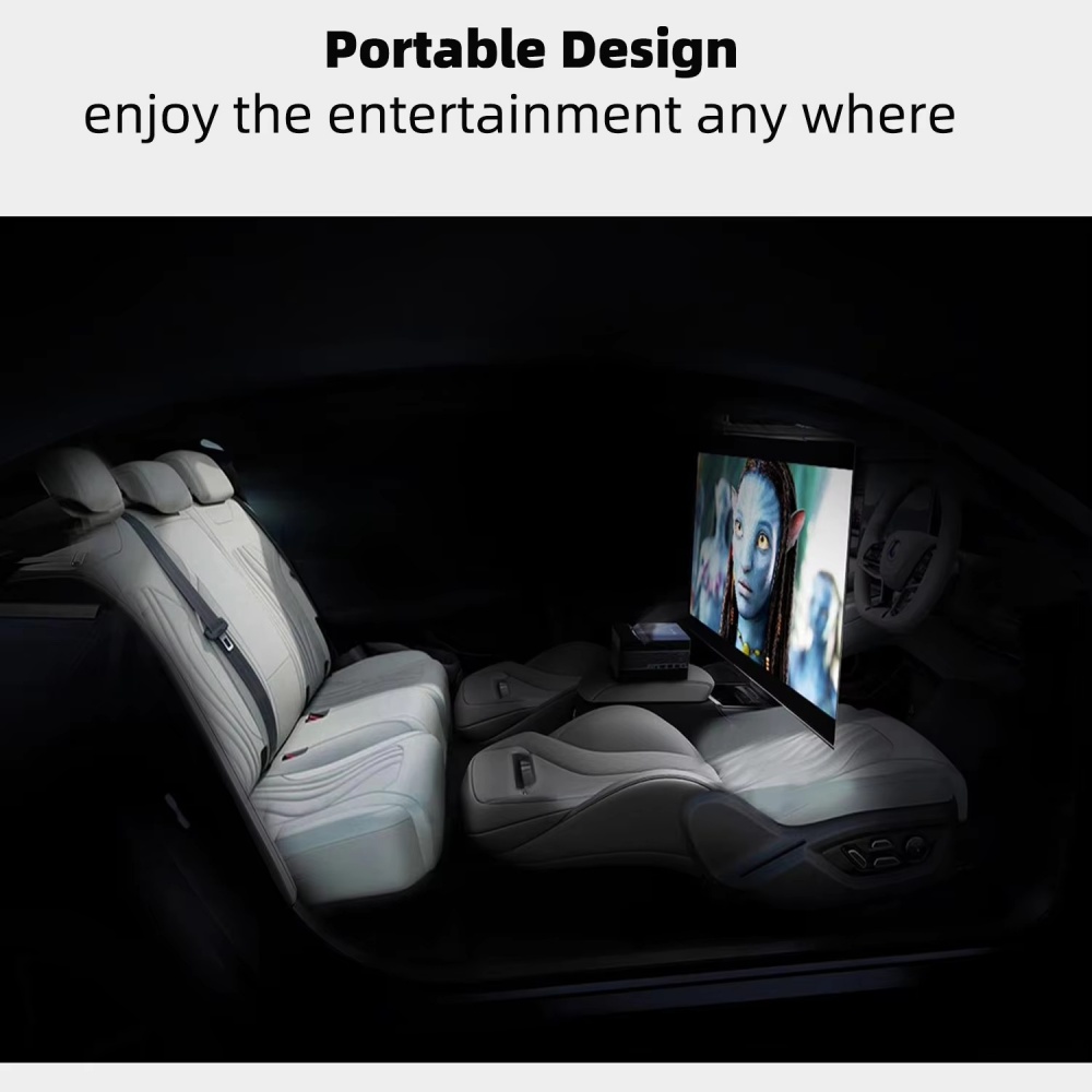 Paihao P9 Pro Portable Finger Touch Interactive Floor Projector Android WiFi 1080P 4K Support 1000 ANSI Lumens Built-in Speakers